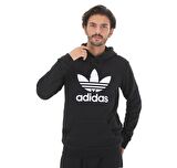 H06667-E adidas Trefoıl Hoody Erkek Sweatshirt Siyah