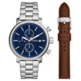 Fossil FBQ2872SET Erkek Kol Saati ve Yedek Kordon