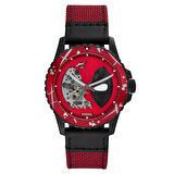Fossil FLE1196SET Marvel x Fossil Limited Edition DEADPOOL Erkek Kol Saati