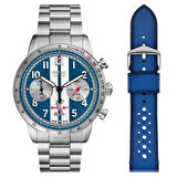 Fossil FLE1209SET Shelby x Fossil Grand Tourer Limited-Edition Erkek Kol Saati ve Yedek Kordon