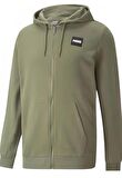 PUMA FULL ZIP HOODIE YEŞİL SWEATSHİRT 847025-02