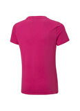 Puma Pembe Kız Bebek Bisiklet Yaka Kısa Kollu T-Shirt 84693714 Alpha Tee