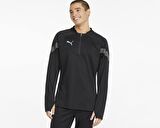 Puma Teamfinal Training 1/4 Zip Top Erkek Futbol Antrenman Ceketi 65737503 Siyah