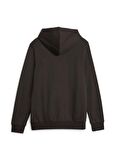 Puma Siyah Kadın Kapüşon Yaka Normal Kalıp Sweatshirt 84909651 ESS+ Metallic Logo  Hoodie