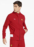 Puma Bisiklet Yaka Kırmızı Erkek Sweatshırt 53374502 Ferrari Race Hdd Sweat