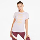 Performance Graphic Slogan Tee Lavender