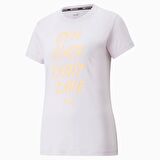Performance Graphic Slogan Tee Lavender