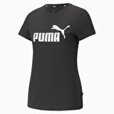 Puma Essentials Metalic Logo Kadın Siyah Tişört (848303-51)
