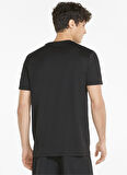 Puma Bisiklet Yaka Düz Siyah Erkek T-Shirt 58721201 Puma Active Tee