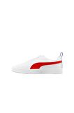 384311-05 Puma Puma Rickie Jr Unisex Spor Ayakkabı White-High Risk Red-Dazzling Blue