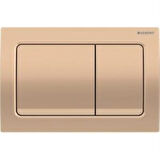 Geberit Alpha30 115.055.QA.1 Kumanda Paneli, Çift Basmalı, Bronz Mat