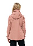 Jack Wolfskin Pembe Kadın Kapüşon Yaka Mont 1111202_2919_STORMY POINT 2L JKT W