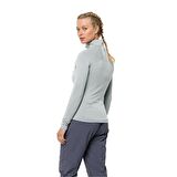 Jack Wolfskin Prelight Fz W Kadin Gri Polar Ceket
