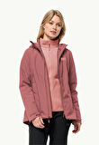 Jack Wolfskin Moonrise 3in1 Kadın Su Geçirmez Outdoor Mont 1115621