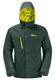 Jack Wolfskin Troposphere INS JKT M Erkek Outdoor Mont 1115321-T0138 Black Olive/Firefly