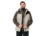 Jack Wolfskin Taubenberg 3In1 Jkt M Erkek Çift Taraflı Outdoor Montu 1115311-A0029 Bej