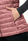Jack Wolfskin Pilvi Down Vest W Kadın Yelek 1207771-J0127 Mineral Red