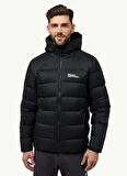 Siyah Erkek Kapüşon Yaka Regular Fit Ceket A61827NEBELHORN DOWN HOODY M