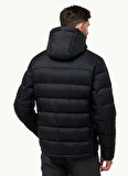 Siyah Erkek Kapüşon Yaka Regular Fit Ceket A61827NEBELHORN DOWN HOODY M