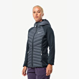 Jack Wolfskin Routeburn Hybird Kadın Siyah Mont