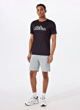 Jack Wolfskin A63269PEAK GRAPHIC T M Antrasit Bisiklet Yaka Regular Fit Düz Erkek T-Shirt
