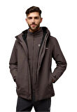 Jack Wolfskın Altenberg 3ın1 Jkt M Erkek Peat Outdoor Ceketi A61864-d0108