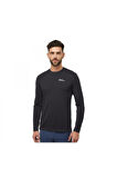 Jack Wolfskin A60291 Vonnan Ls T M Siyah Erkek T-Shirt