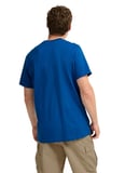 Jack Wolfskin CAREFREE T M Mavi Bisiklet Yaka Regular Fit Logo Baskılı Erkek T-Shirt