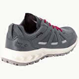 Jack Wolfskin 4051341 Woodland 2 Texapore Low W Grey/Red Kadın Outdoor Ayakkabı
