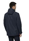 Jack Wolfskin Lacivert Normal Kalıp Erkek Termal Zip Ceket 1115311-1010 TAUBENBERG 3IN1 JKT M