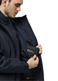 Jack Wolfskin Lacivert Normal Kalıp Erkek Termal Zip Ceket 1115311-1010 TAUBENBERG 3IN1 JKT M