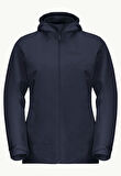 Jack Wolfskin Moonrise 3in1 Kadın Su Geçirmez Outdoor Mont 1115621