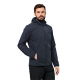 Jack Wolfskin Bornberg Hoody M Erkek Outdoor Ceket 1307471-1010 Night Blue