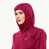 Jack Wolfskin Windhain Hoody Kadın Softshell Ceket  1307481-2160