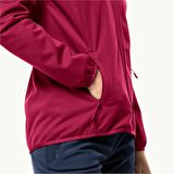 Jack Wolfskin Windhain Hoody Kadın Softshell Ceket  1307481-2160