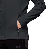 Jack Wolfskin KOLBENBERG FZ M Antrasit Erkek Polar