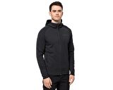 Jack Wolfskin Baiselberg Hooded Fz Erkek Outdoor Polar Ceket 1710541-6000 Siyah