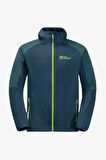 Jack Wolfskin Feldberg Hoody M Yeşil Erkek Mont 1306922-1274