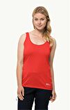 Jack Wolfskin Pack & Go Tank Kadın Atlet 1807283-2184 Tango Orange