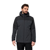 Jack Wolfskin Glaabach 3IN1 JKT M Erkek Outdoor Mont 1115291-6001 Black