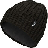 Jack Wolfskin Rib Knit Beanie Bere 1907122-6000 Black