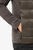 Jack Wolfskin Tasman Down Hybrid Erkek Kahverengi Mont 1711411-5719