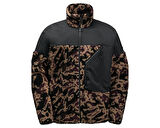 Jack Wolfskin Maarweg Print Jkt Erkek Outdoor Peluş Ceket 1711231-8889 Siyah