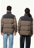 Jack Wolfskin Kahve Erkek Kapüşon Yaka Mont Dellbrueck Jkt