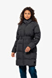 Jack Wolfskin Frozen Lake Coat W Kadın Siyah Mont 1206132-6000