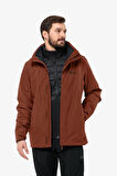 Jack Wolfskin Luntal 3in1 Erkek Kahverengi Mont 1116251-2503