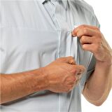 Jack Wolfskin Vandra S/S Shirt M Erkek Gri Gömlek