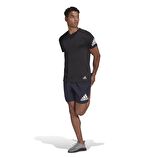 adidas Bisiklet Yaka Düz Siyah Erkek T-Shirt HB7470 RUN IT TEE M