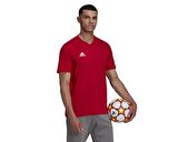 adidas Ent22 Tee Erkek Antrenman Tişörtü HC0451 Kırmızı