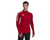 adidas Con22 Tr Top Erkek Futbol Uzun Antrenman Üstü HB0007 Kırmızı